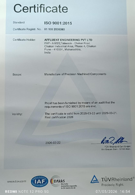 ISO 9001:2015 Certificate